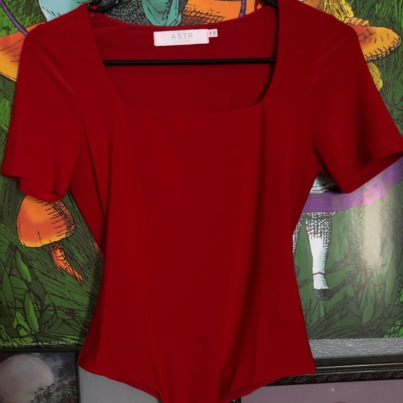 ASTR red Body suit - Picture 2 of 5